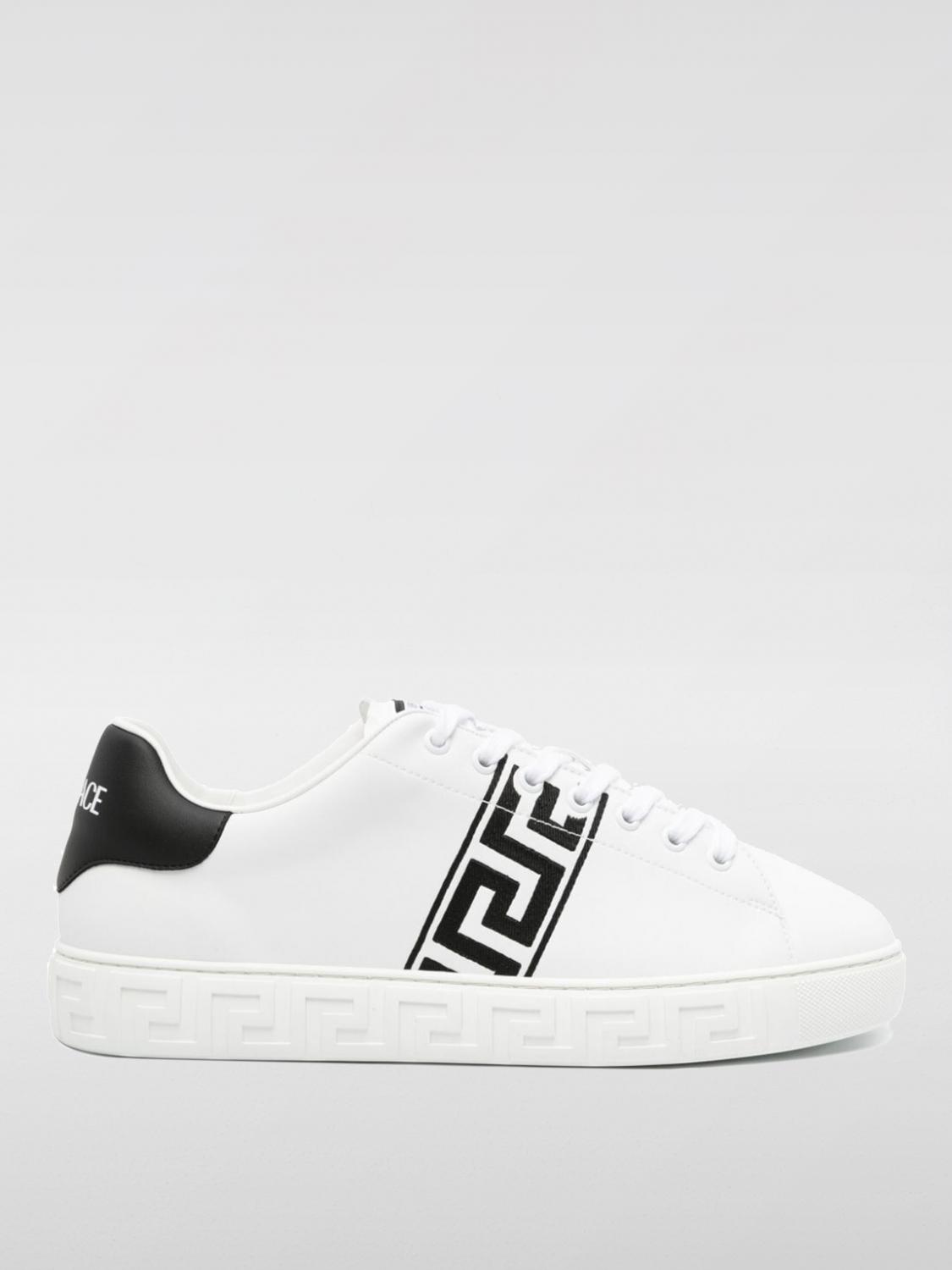 Shop Versace Sneakers  Men Color White 1