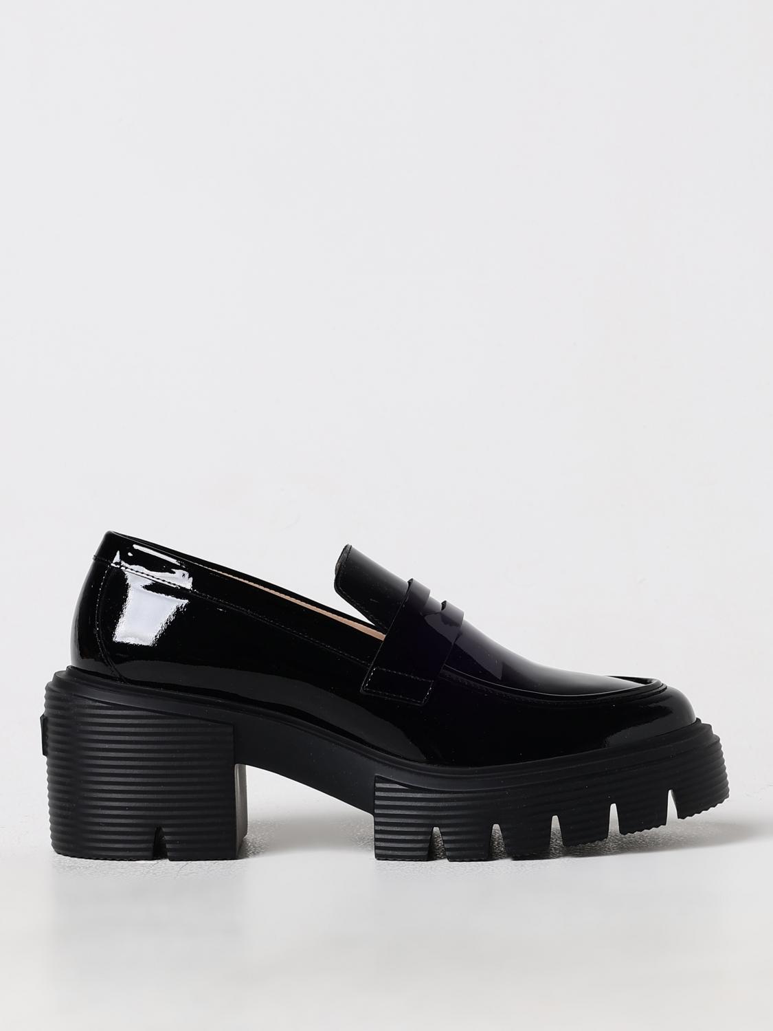 Shop Stuart Weitzman Loafers  Woman Color Black