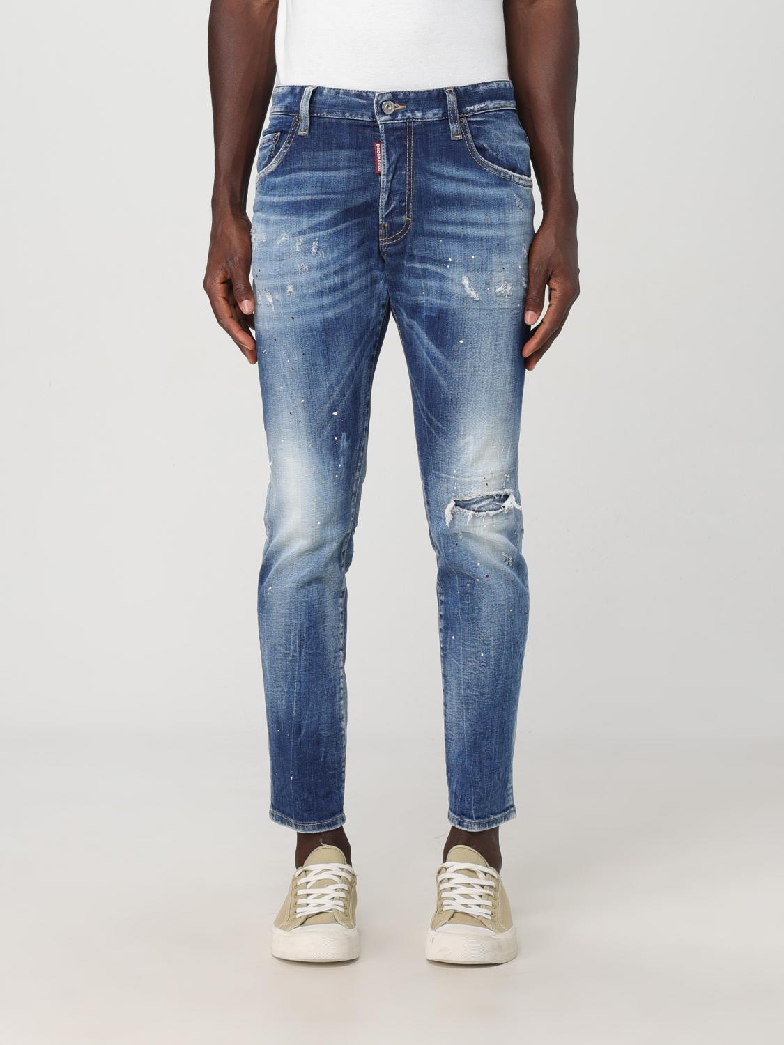 Shop Dsquared2 Jeans  Men Color Blue In Blau