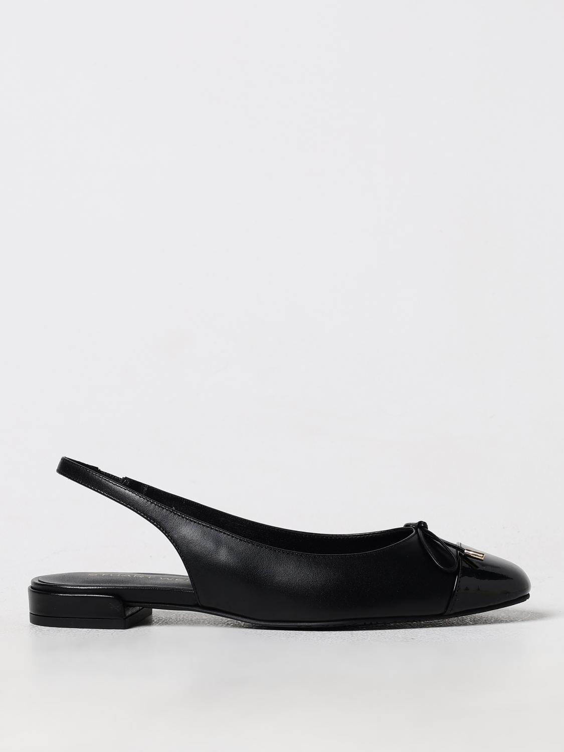 Shop Stuart Weitzman Ballet Flats  Woman Color Black