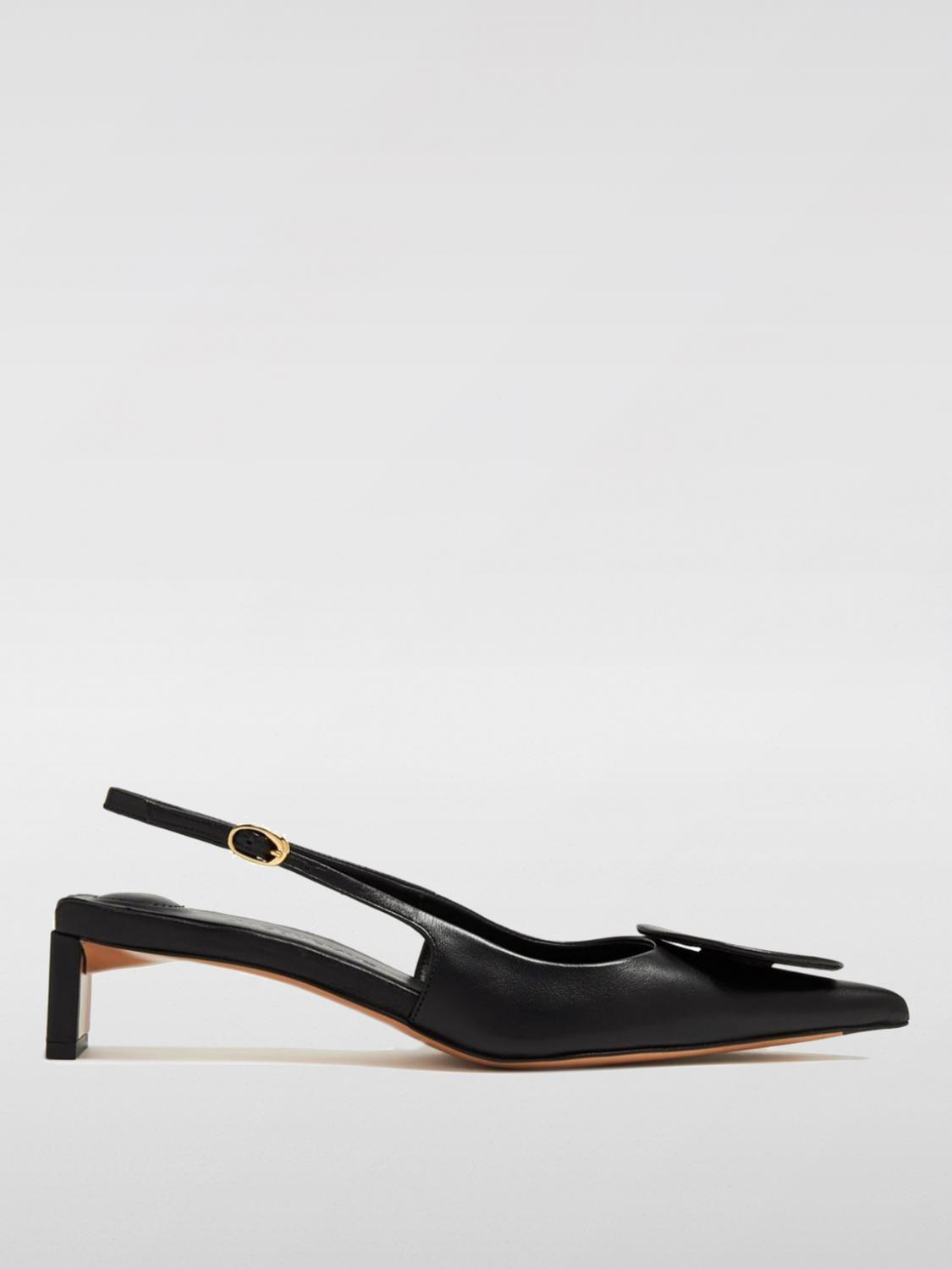 Shop Jacquemus High Heel Shoes  Woman Color Black In Schwarz