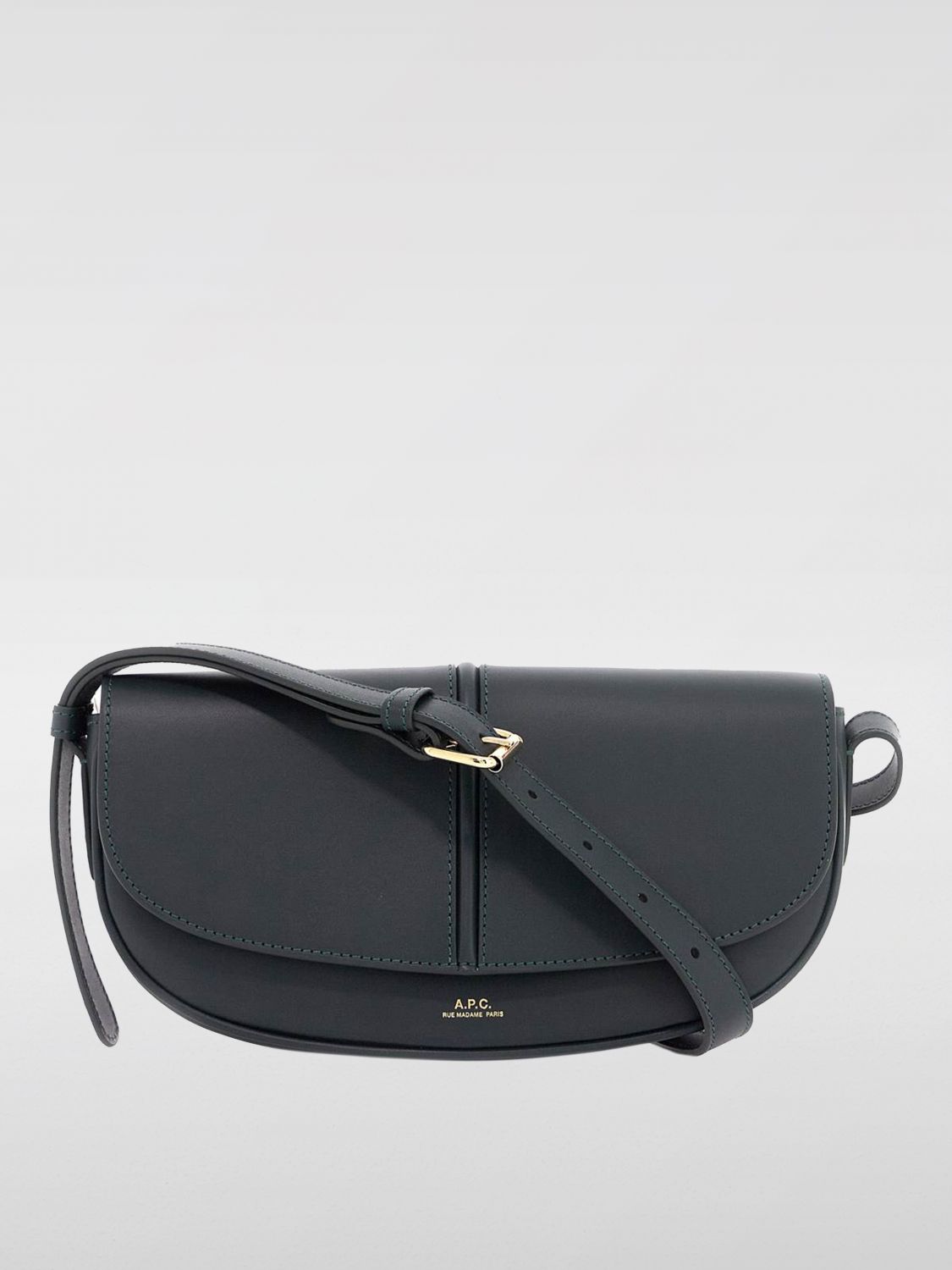 Shop Apc Shoulder Bag A.p.c. Woman Color Green