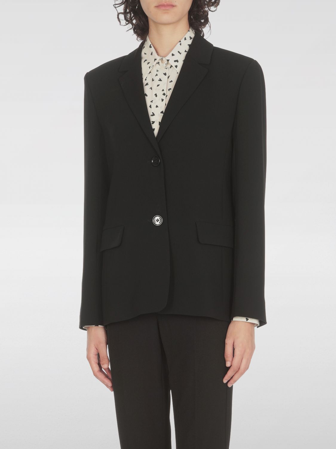 'S MAX MARA BLAZER 'S MAX MARA WOMAN COLOR BLACK F78874002