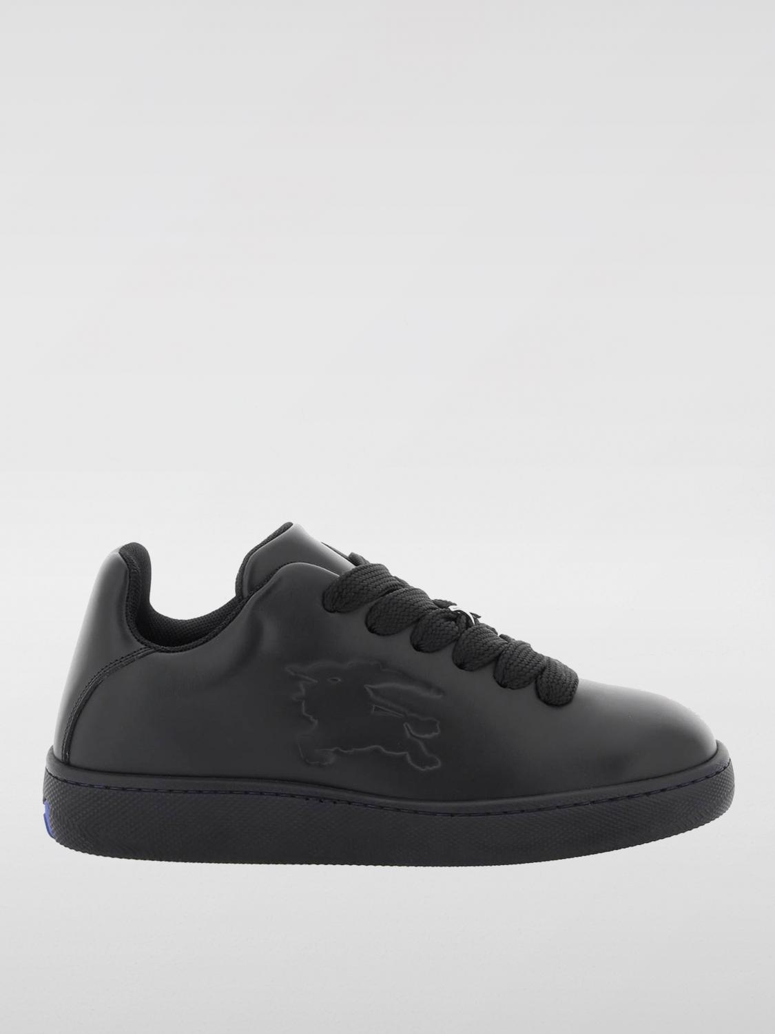 Shop Burberry Sneakers  Woman Color Black In Schwarz