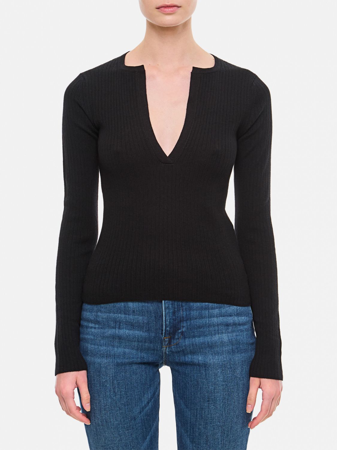 Shop Max Mara Sweater  Woman Color Black In Schwarz