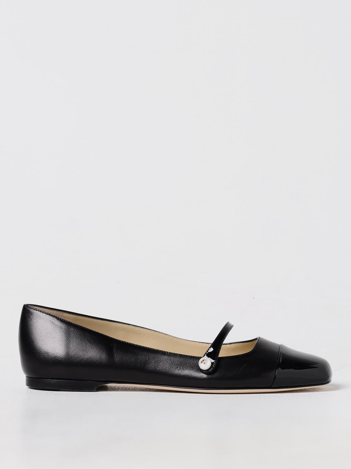 Shop Jimmy Choo Ballet Flats  Woman Color Black