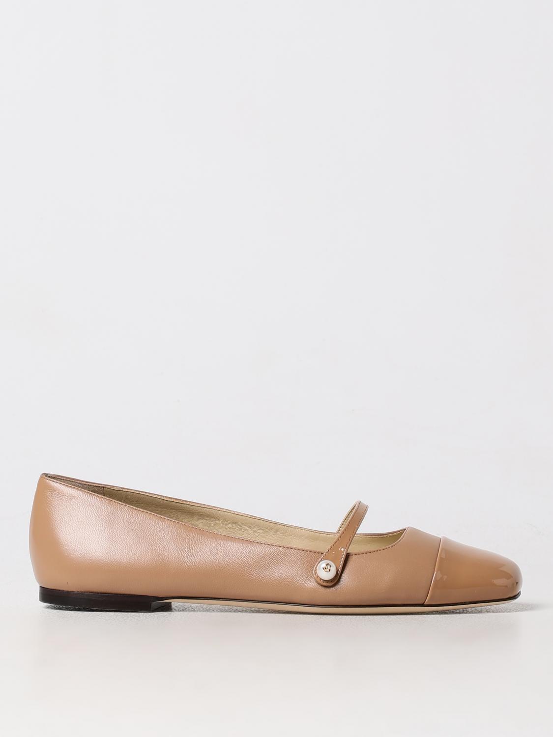 Shop Jimmy Choo Ballet Flats  Woman Color Biscuit