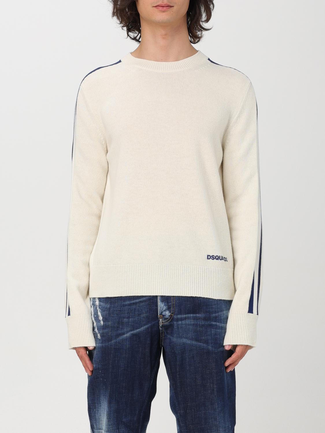 Shop Dsquared2 Sweater  Men Color Cream