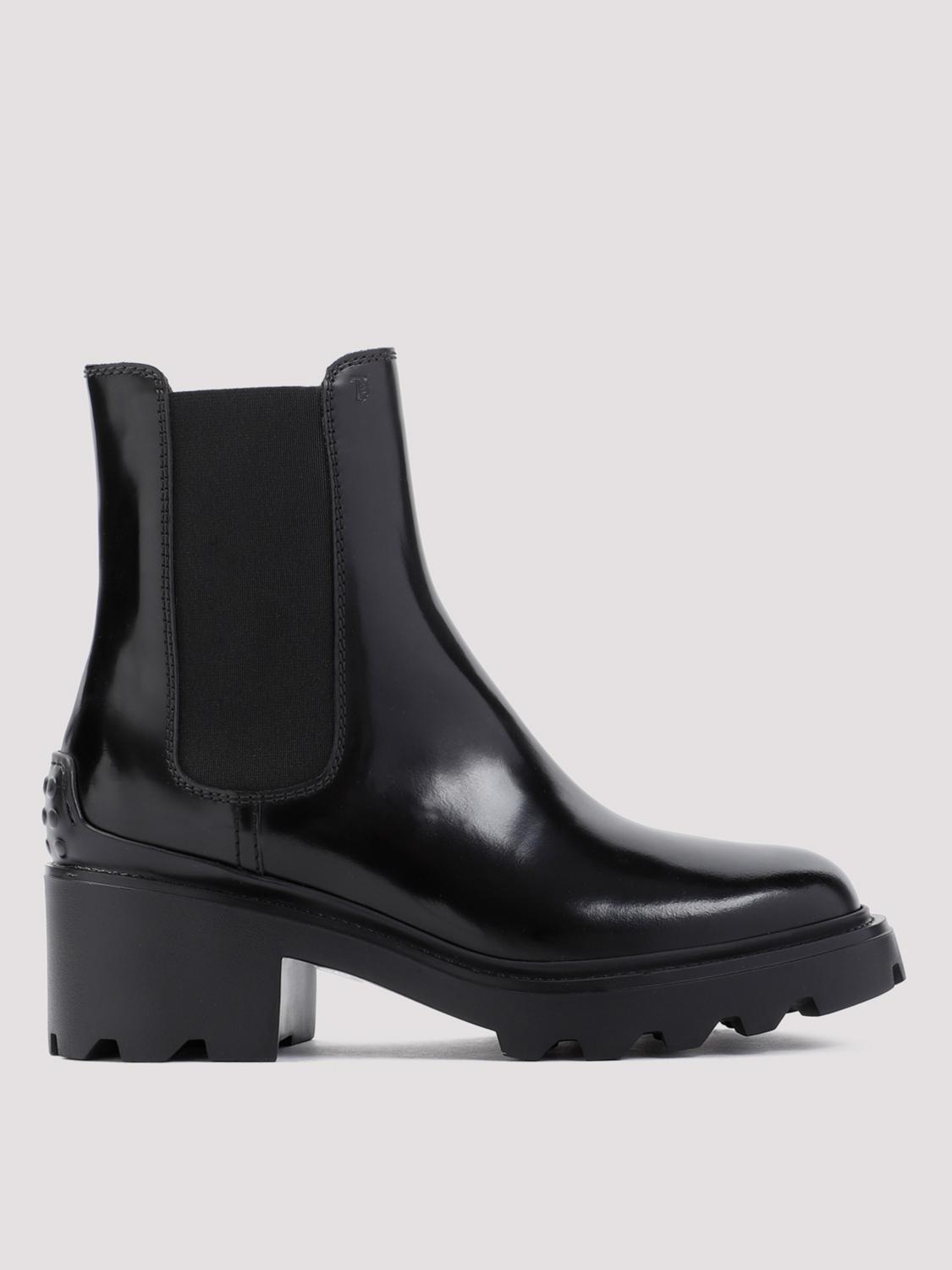 Flat Ankle Boots TOD’S Woman color Black