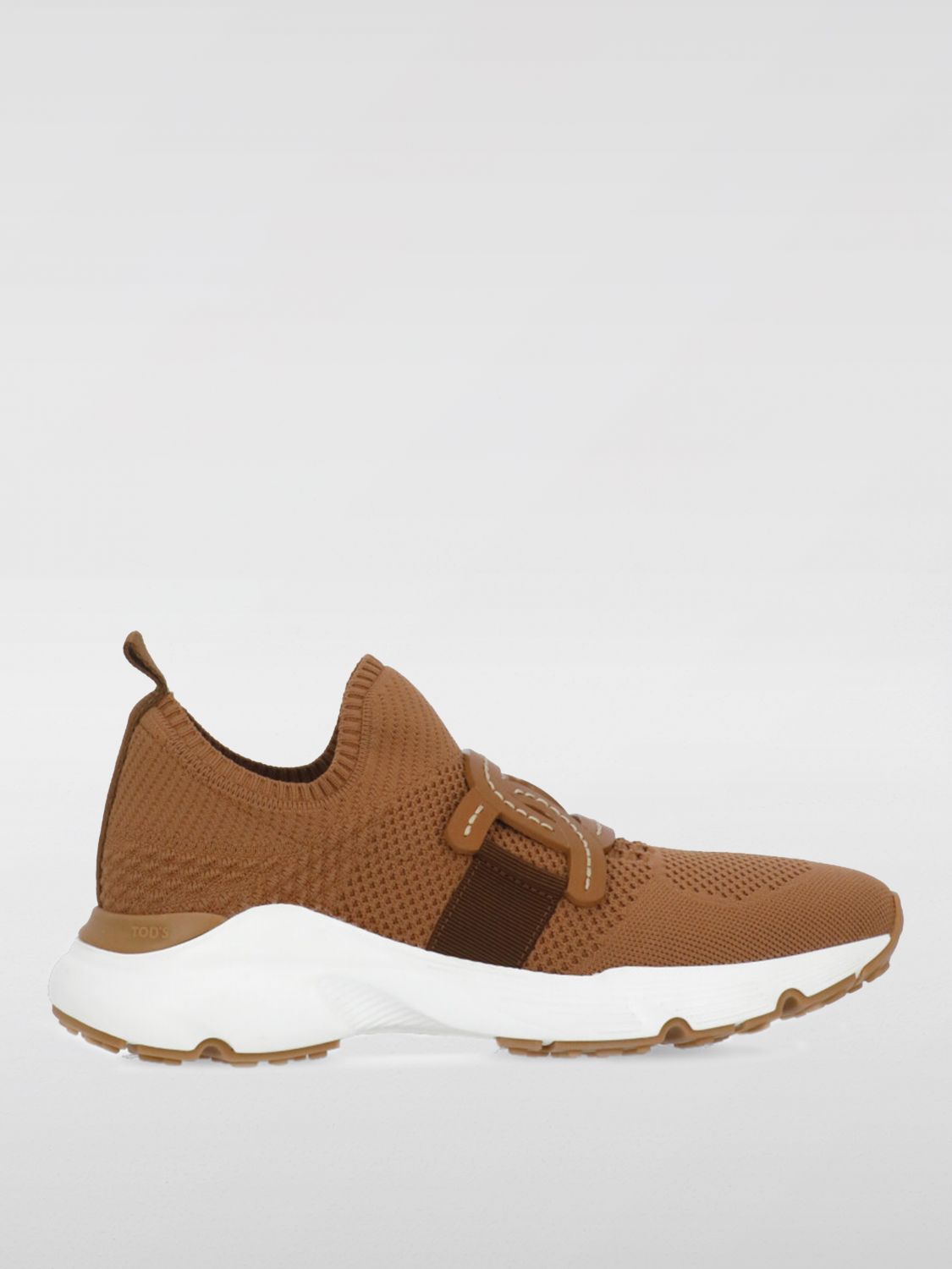 Shop Tod's Sneakers  Woman Color Brown In Braun