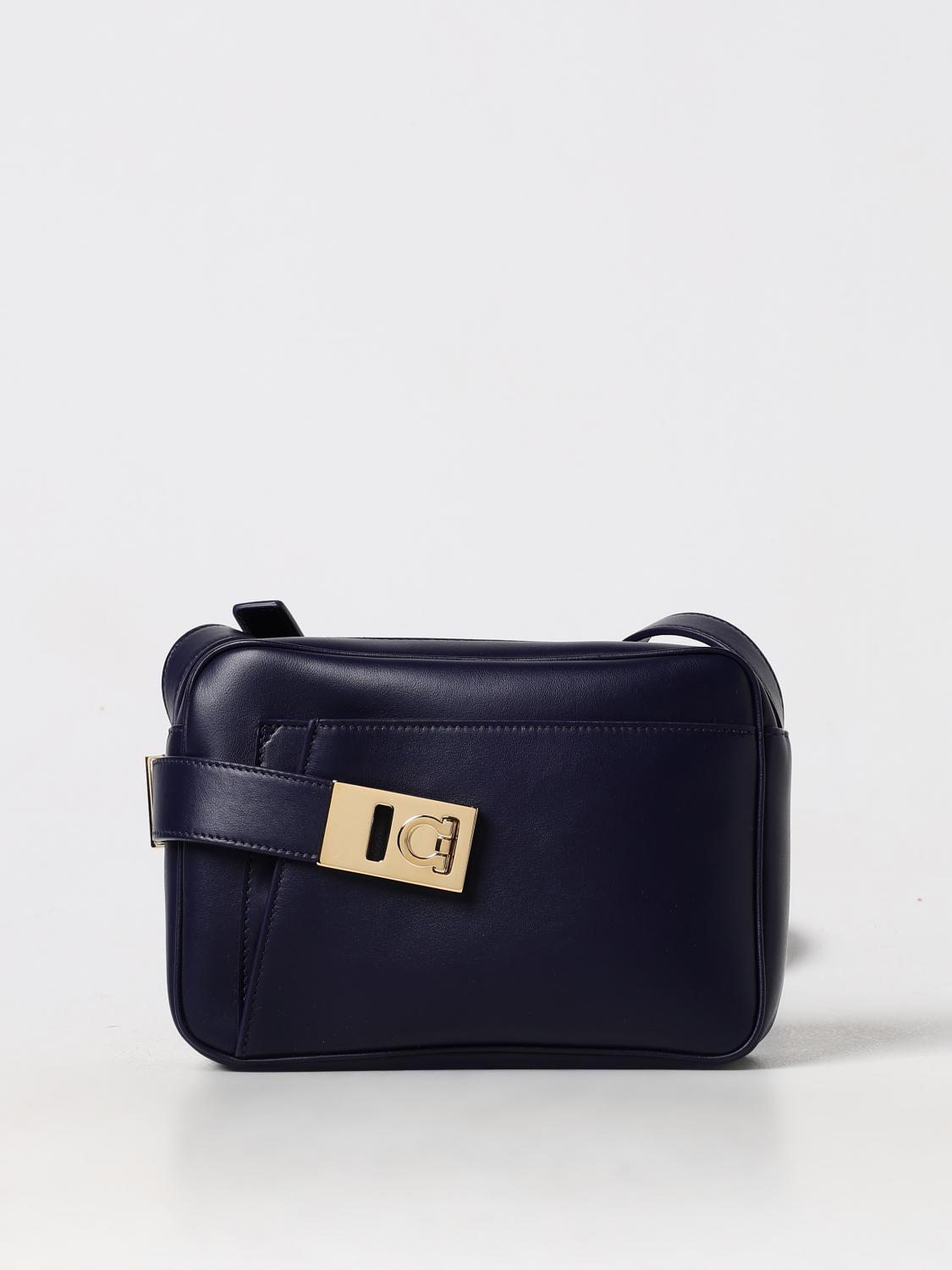 Shop Ferragamo Crossbody Bags  Woman Color Blue