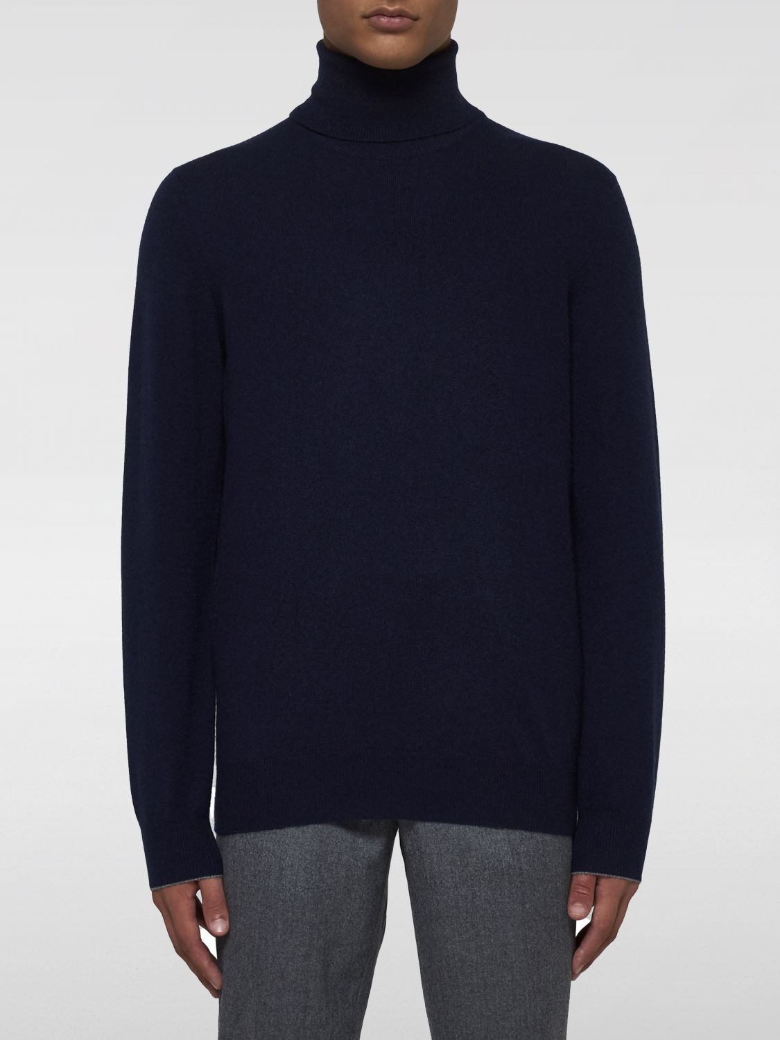 Shop Brunello Cucinelli Sweater  Men Color Blue In Blau