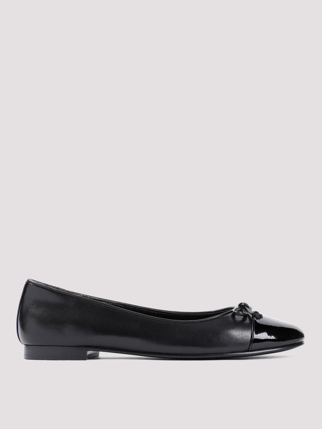 Shop Tory Burch Ballet Flats Woman Color Black