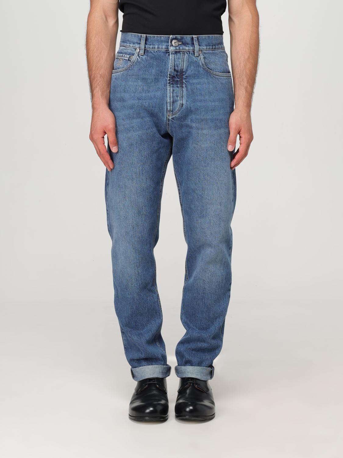 Shop Brunello Cucinelli Jeans  Men Color Blue