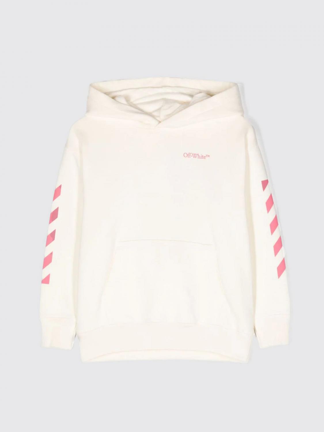 Shop Off-white Sweater  Kids Kids Color White