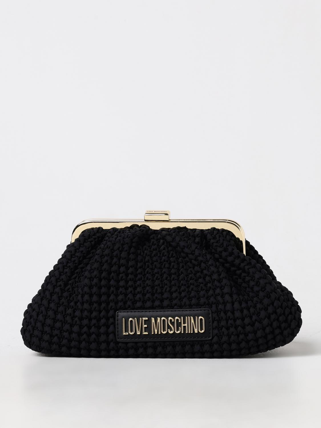 Shop Love Moschino Handbag  Woman Color Black