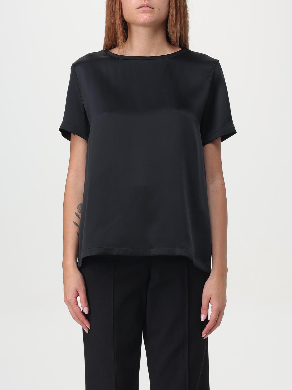 Shop 's Max Mara T-shirt  Woman Color Black In Schwarz