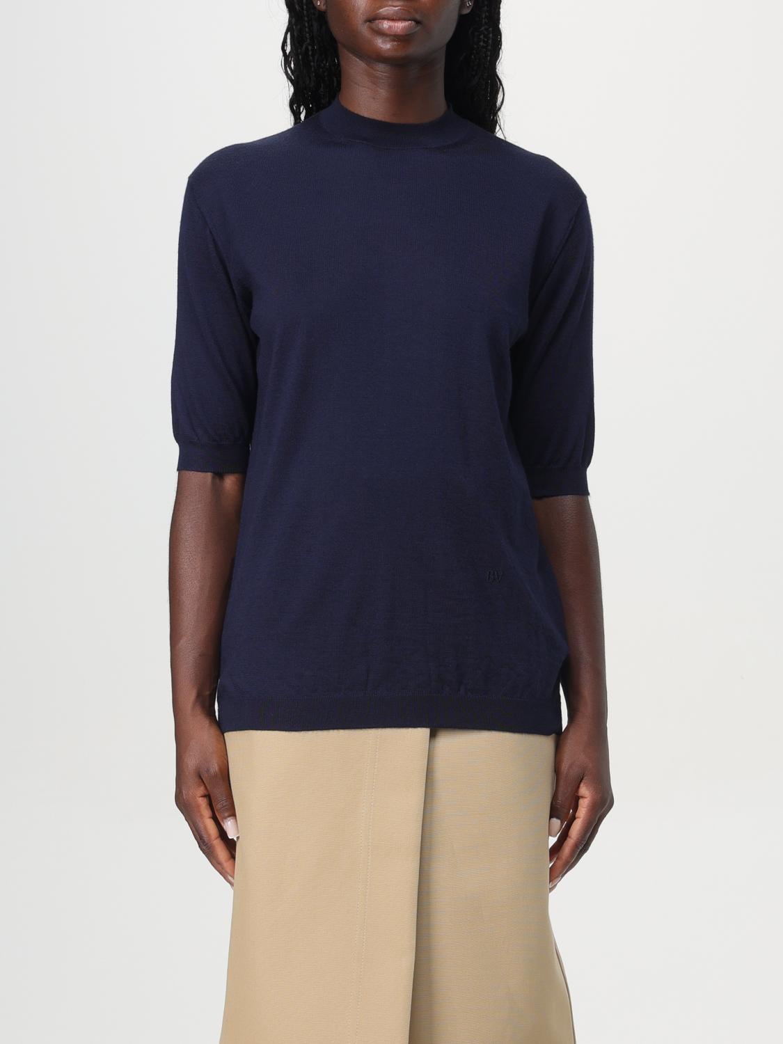 Shop Bottega Veneta Sweater  Woman Color Navy