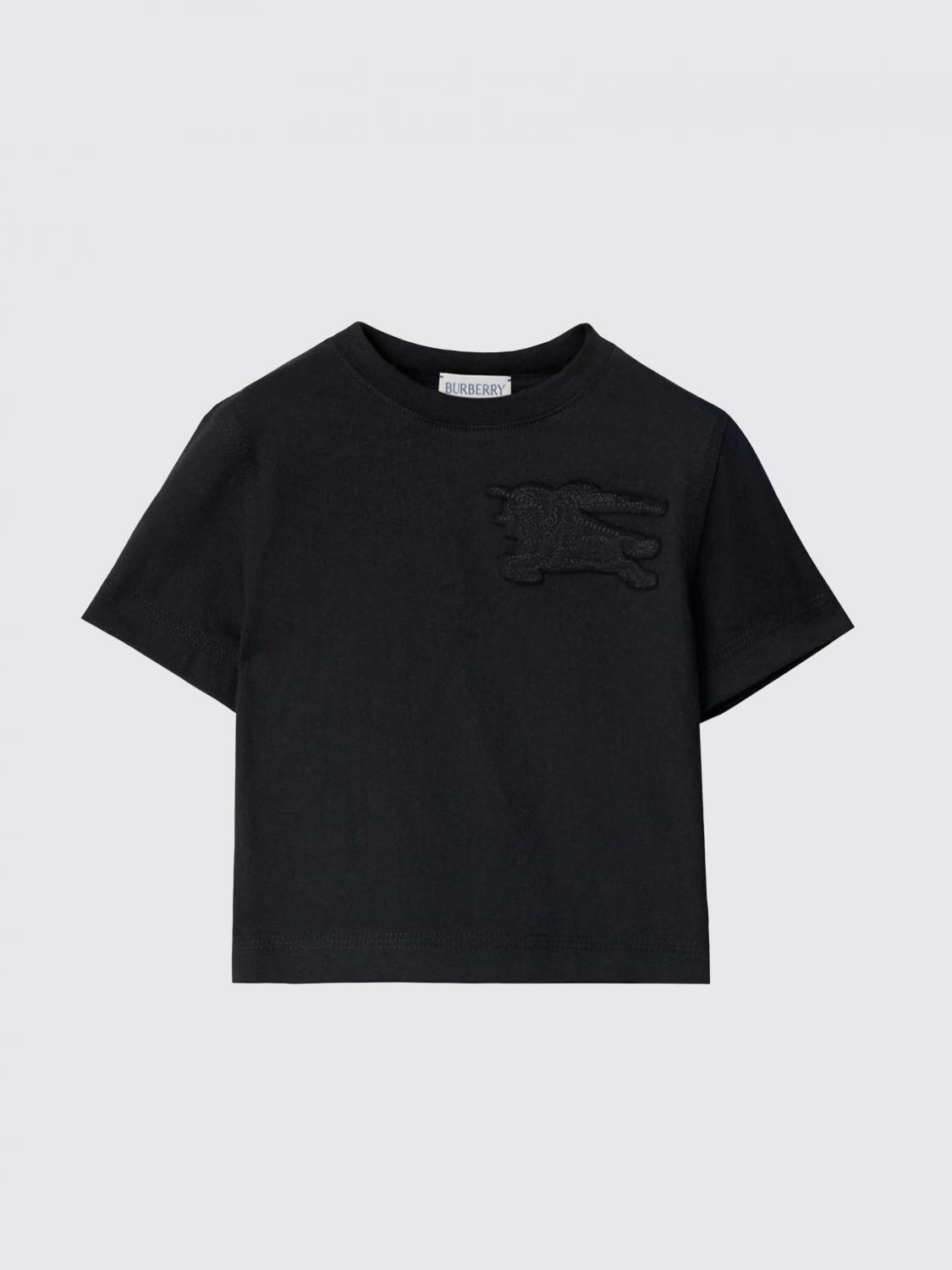 BURBERRY T-SHIRT BURBERRY KIDS COLOR BLACK F79603002