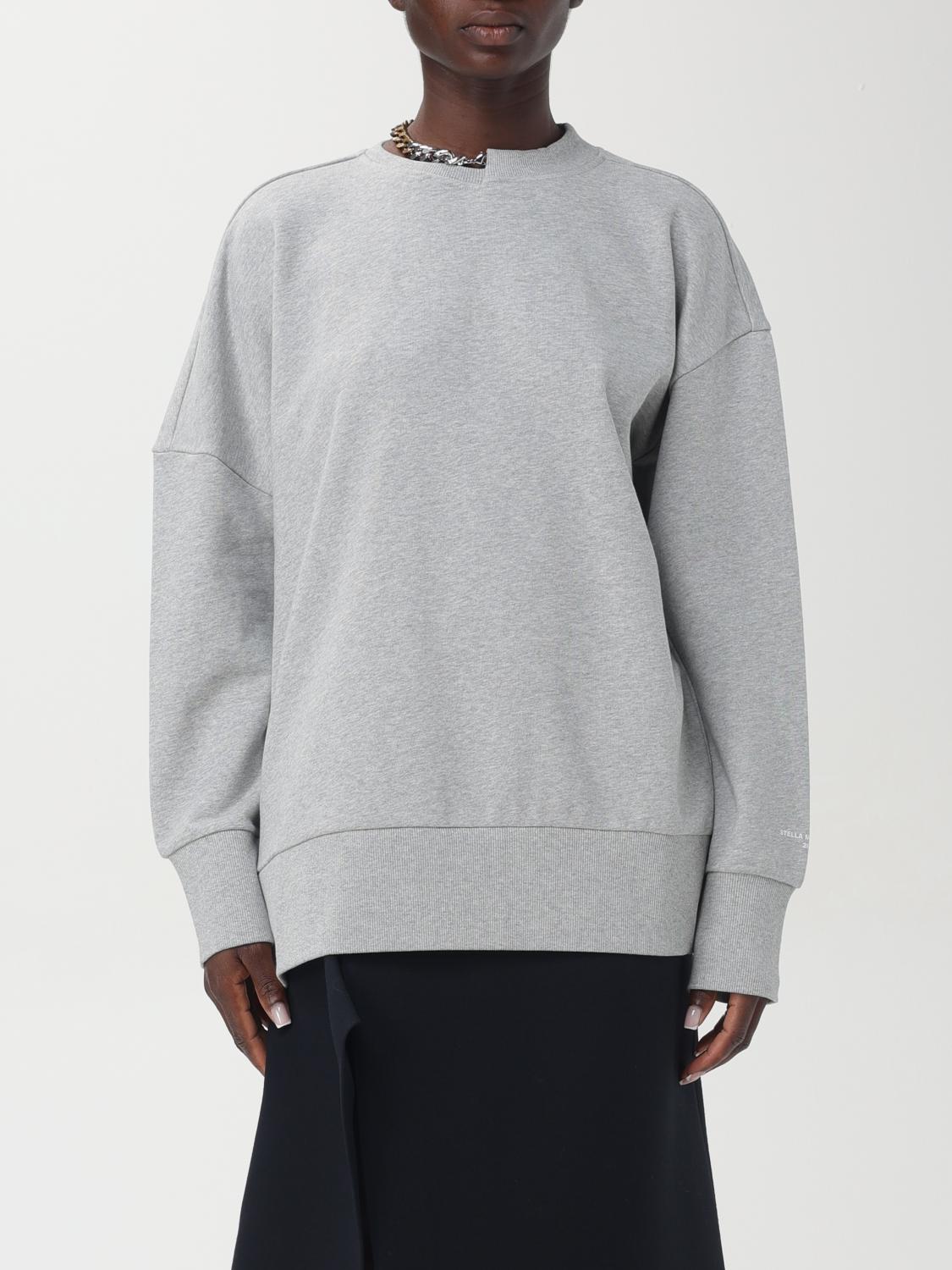 Shop Stella Mccartney Sweatshirt  Woman Color Grey