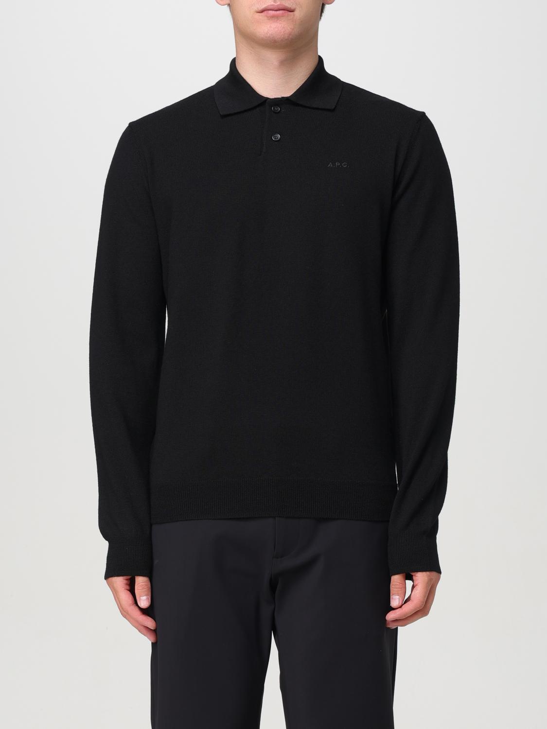 Polo Shirt A. P.C. Men color Black