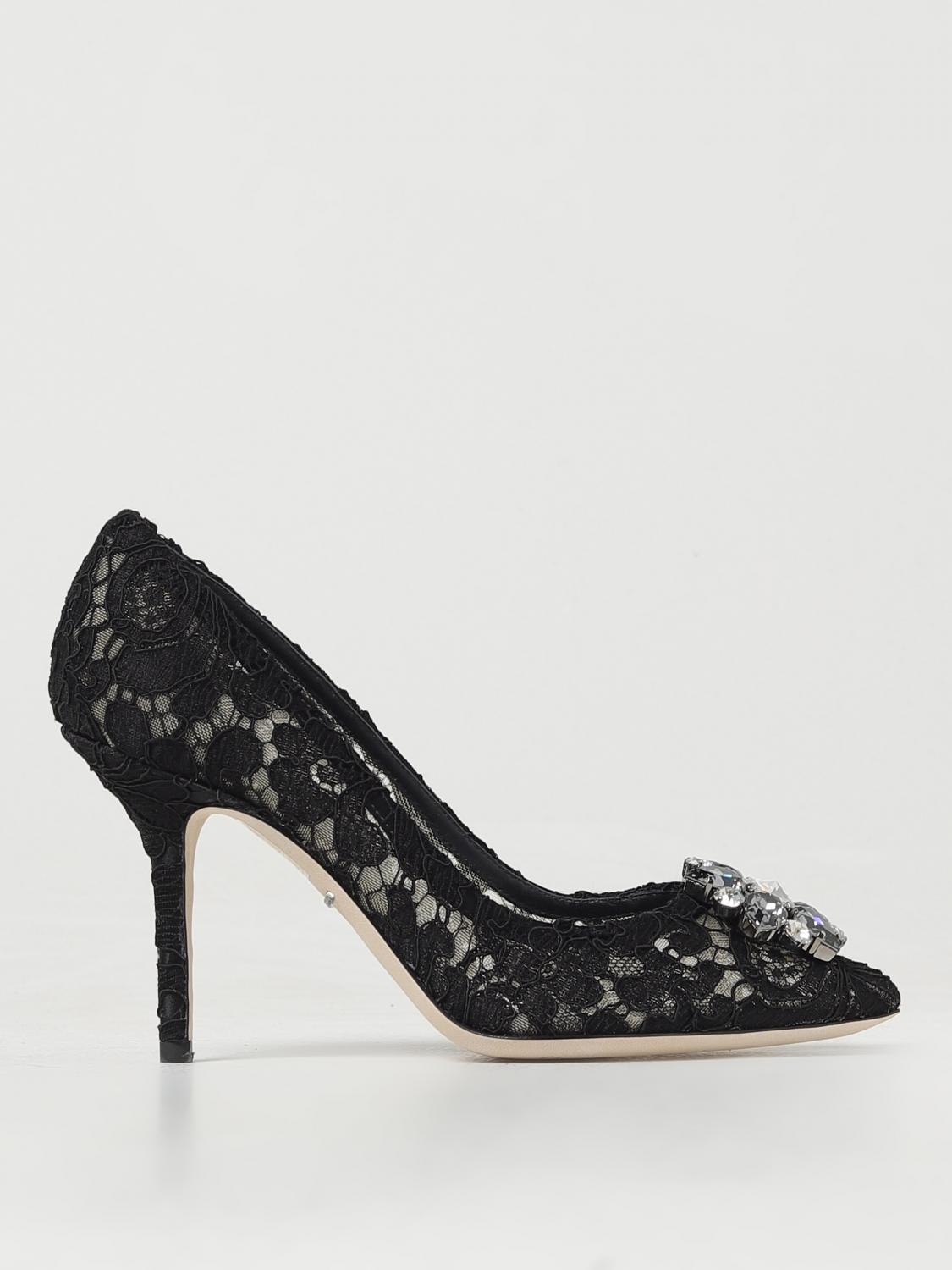 Shop Dolce & Gabbana Pumps  Woman Color Black In Schwarz