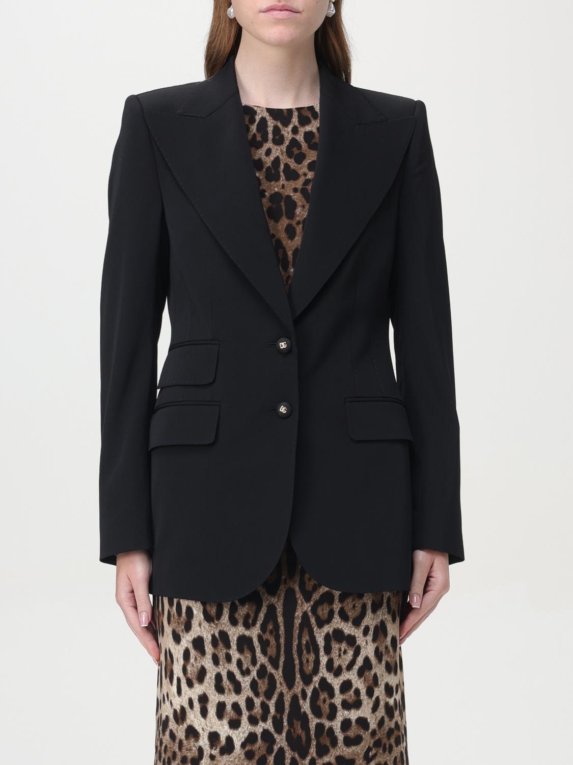 Dolce & Gabbana Blazer  Woman Color Black In Schwarz