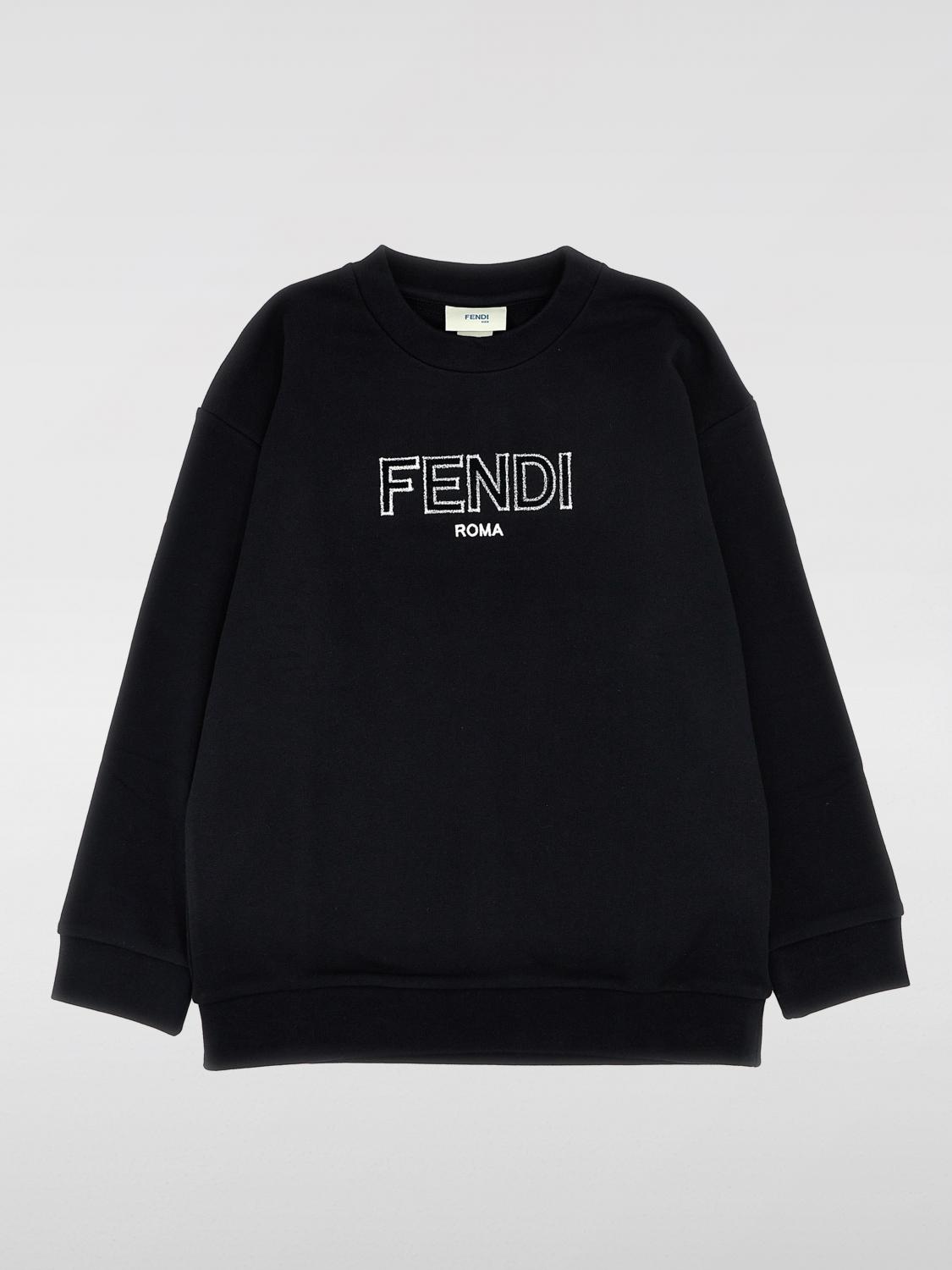 Shop Fendi Sweater  Kids Color Black In Schwarz