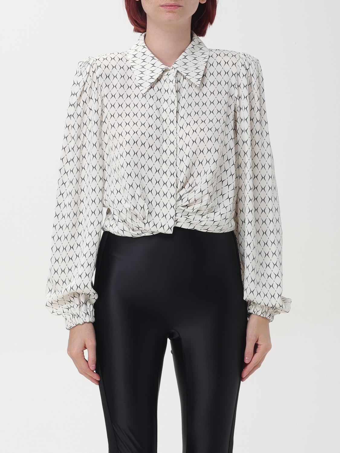 Shop Elisabetta Franchi Shirt  Woman Color Butter