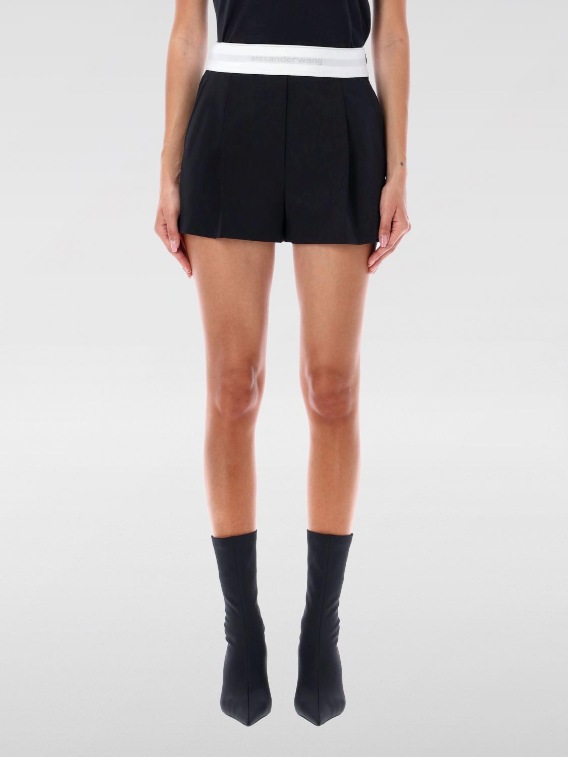 Shop Alexander Wang Short  Woman Color Black In Schwarz