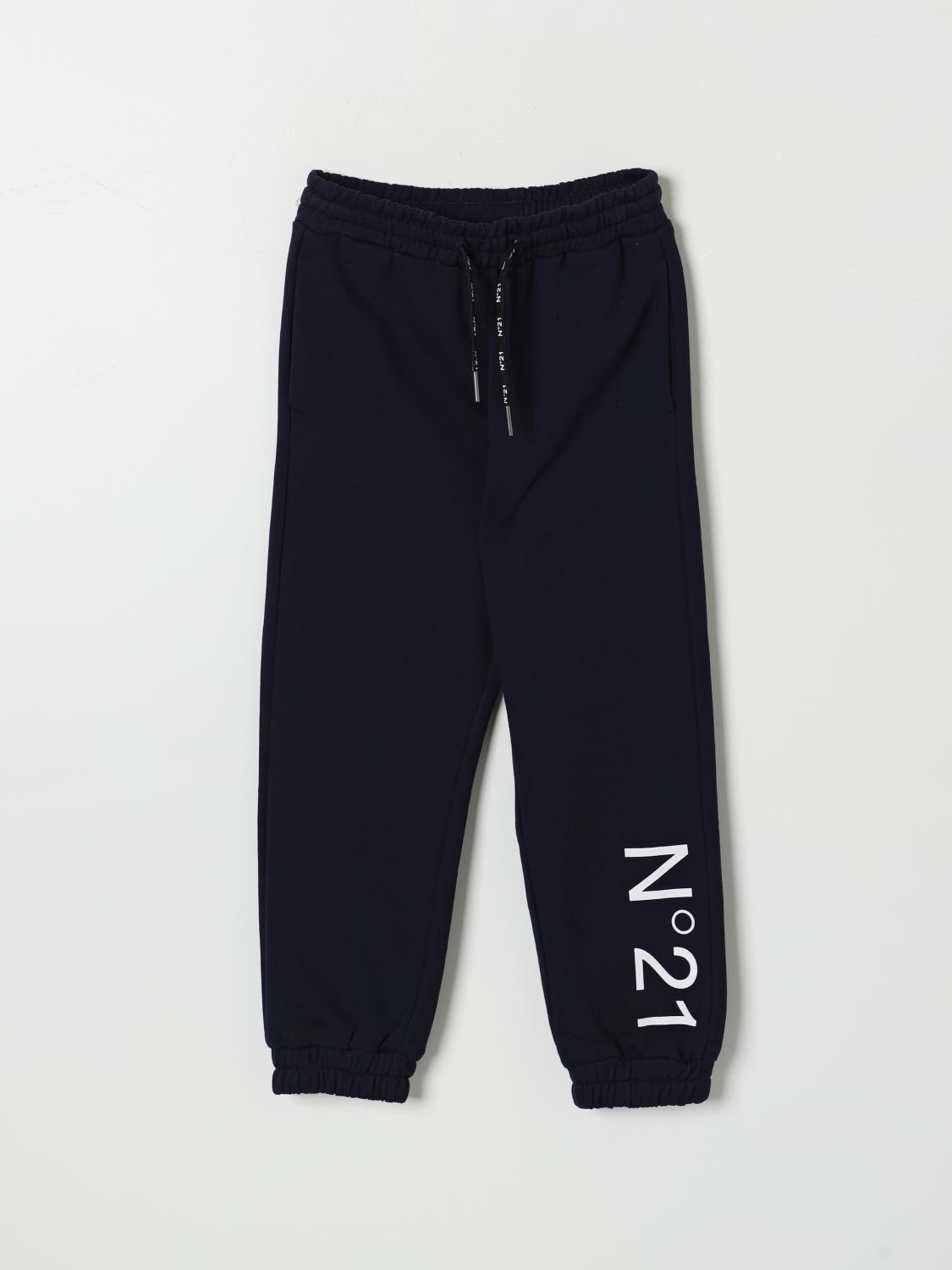 Shop N°21 Pants N° 21 Kids Color Blue In Blau