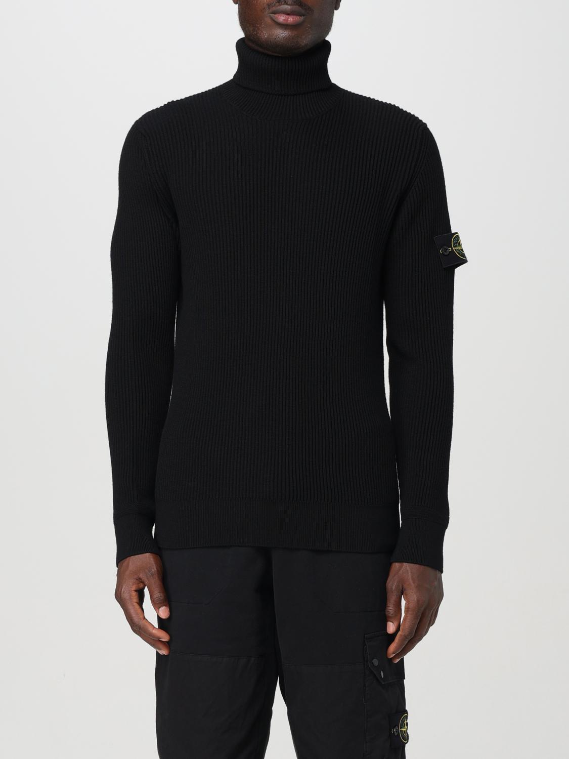 Shop Stone Island Sweatshirt  Men Color Black In Schwarz