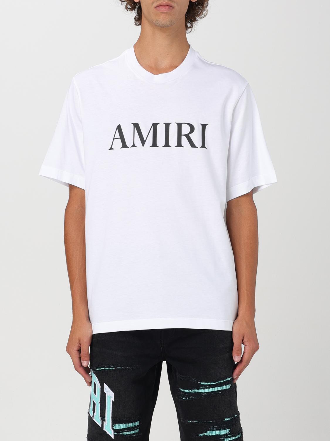 Shop Amiri T-shirt  Men Color White In Weiss