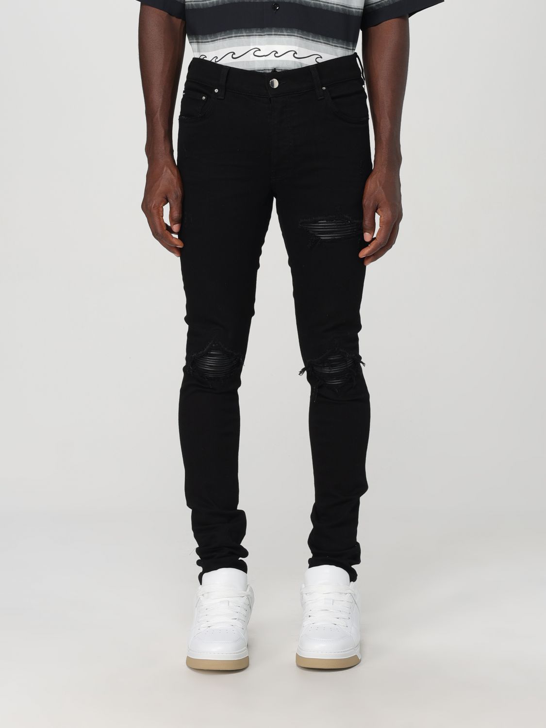 Shop Amiri Jeans  Men Color Black