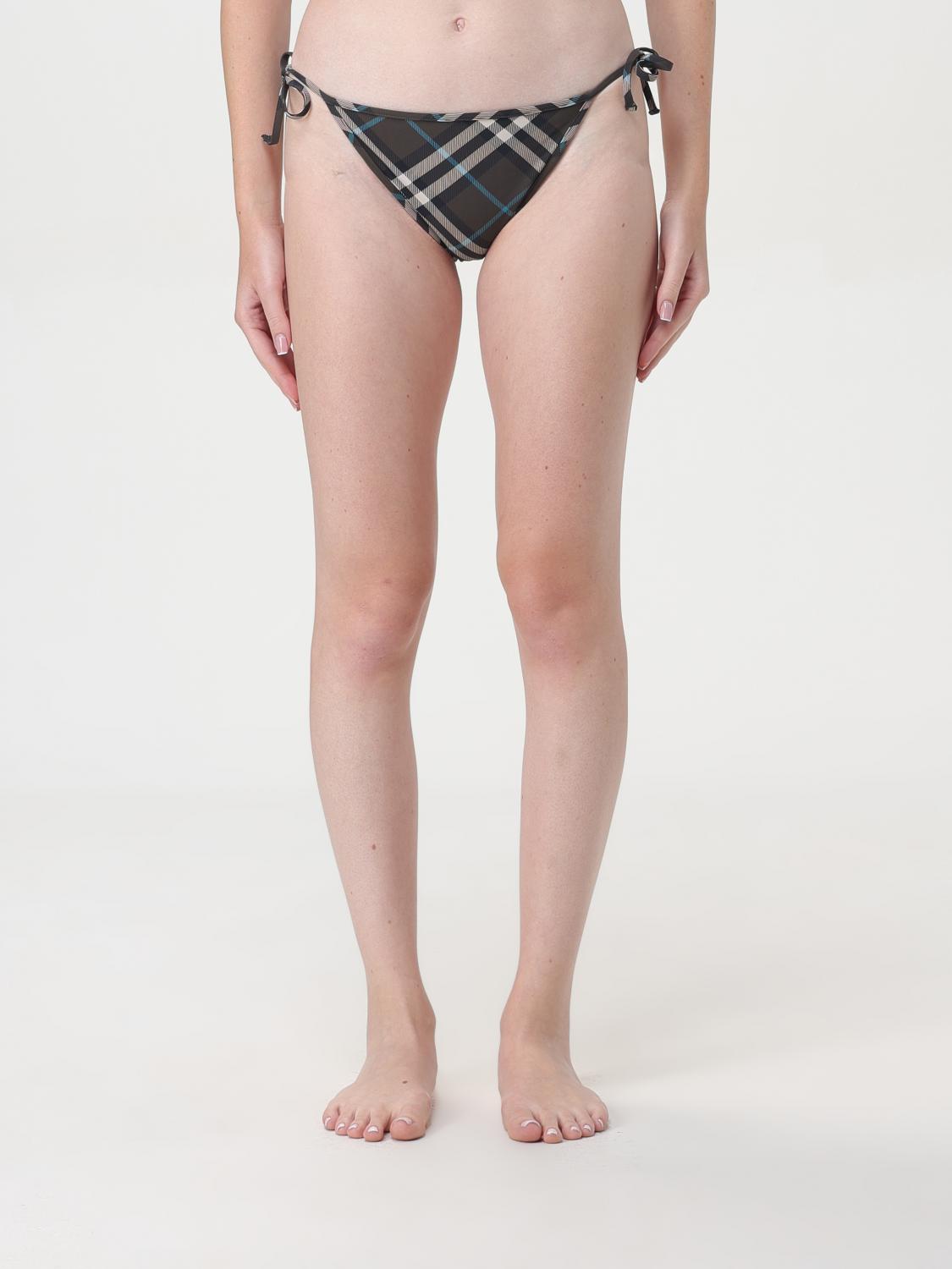 Shop Burberry Swimsuit  Woman Color Multicolor In Bunt