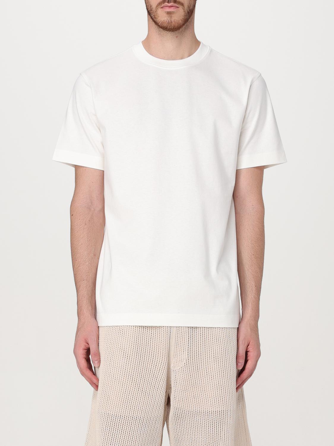 Shop Burberry T-shirt  Men Color White In Weiss