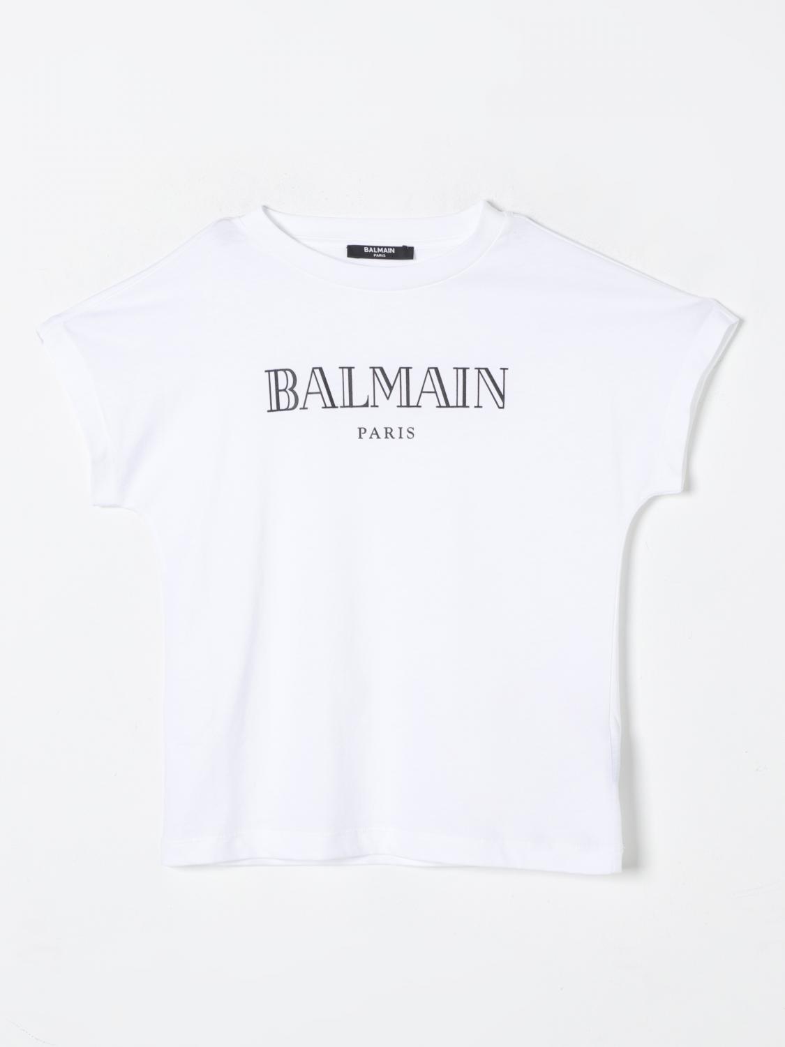 BALMAIN T恤 BALMAIN 儿童 颜色 白色 F80212001