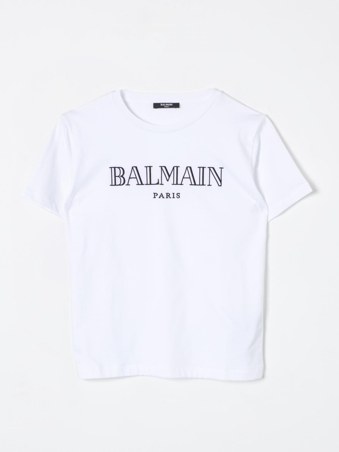 BALMAIN T恤 BALMAIN 儿童 颜色 白色 F80213001