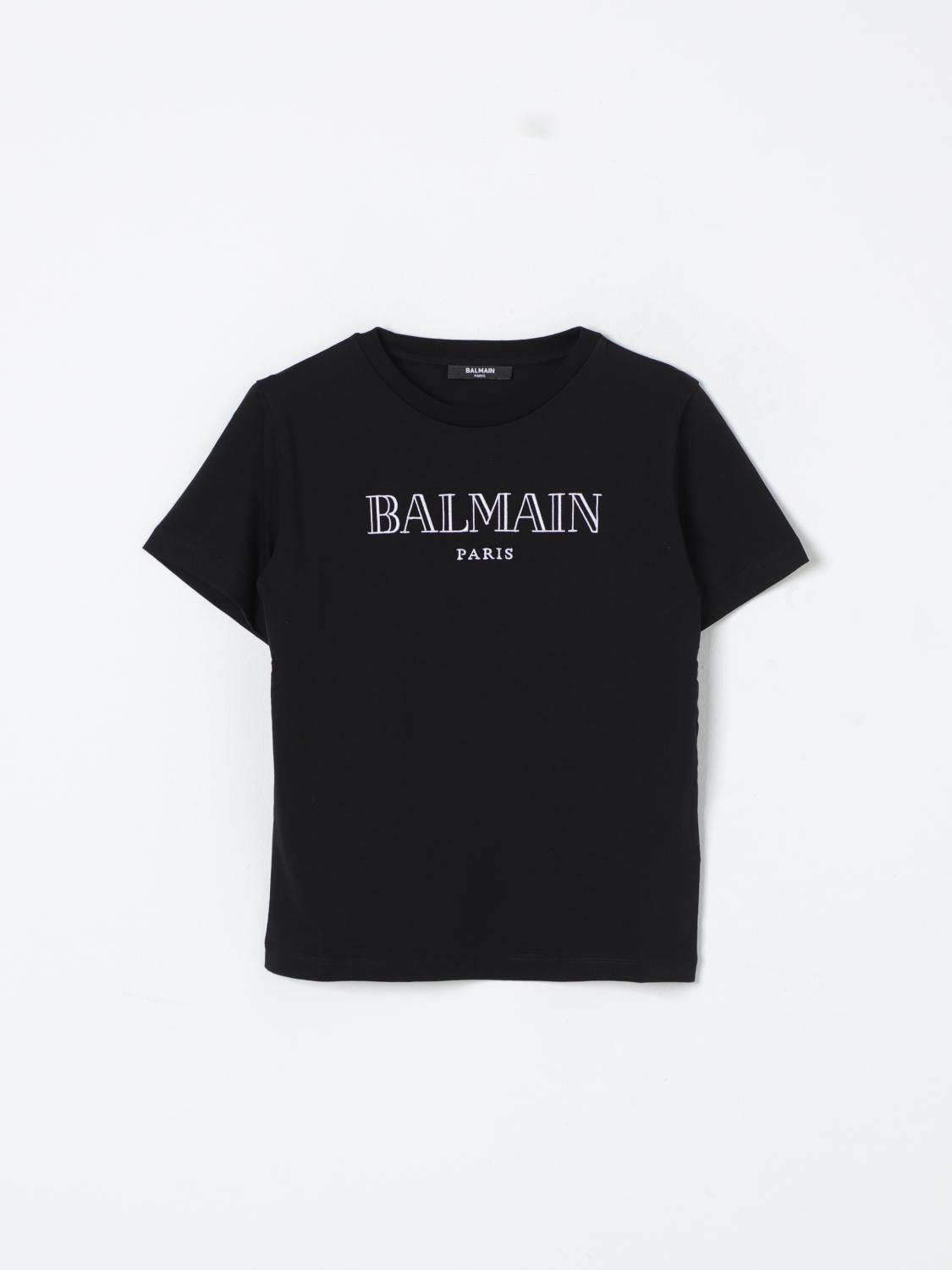 BALMAIN T恤 BALMAIN 儿童 颜色 黑色 1 F80213214