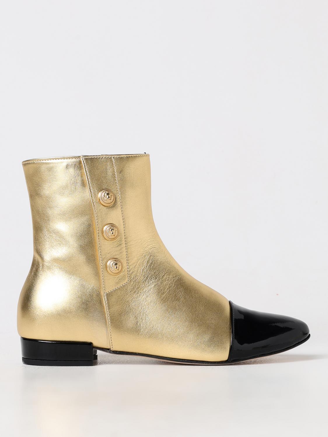 Shop Balmain Shoes  Kids Color Gold