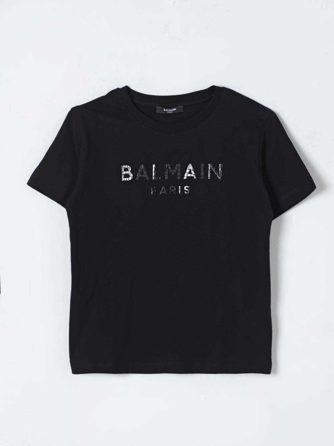 BALMAIN T-SHIRT BALMAIN KIDS COLOR BLACK F80218002