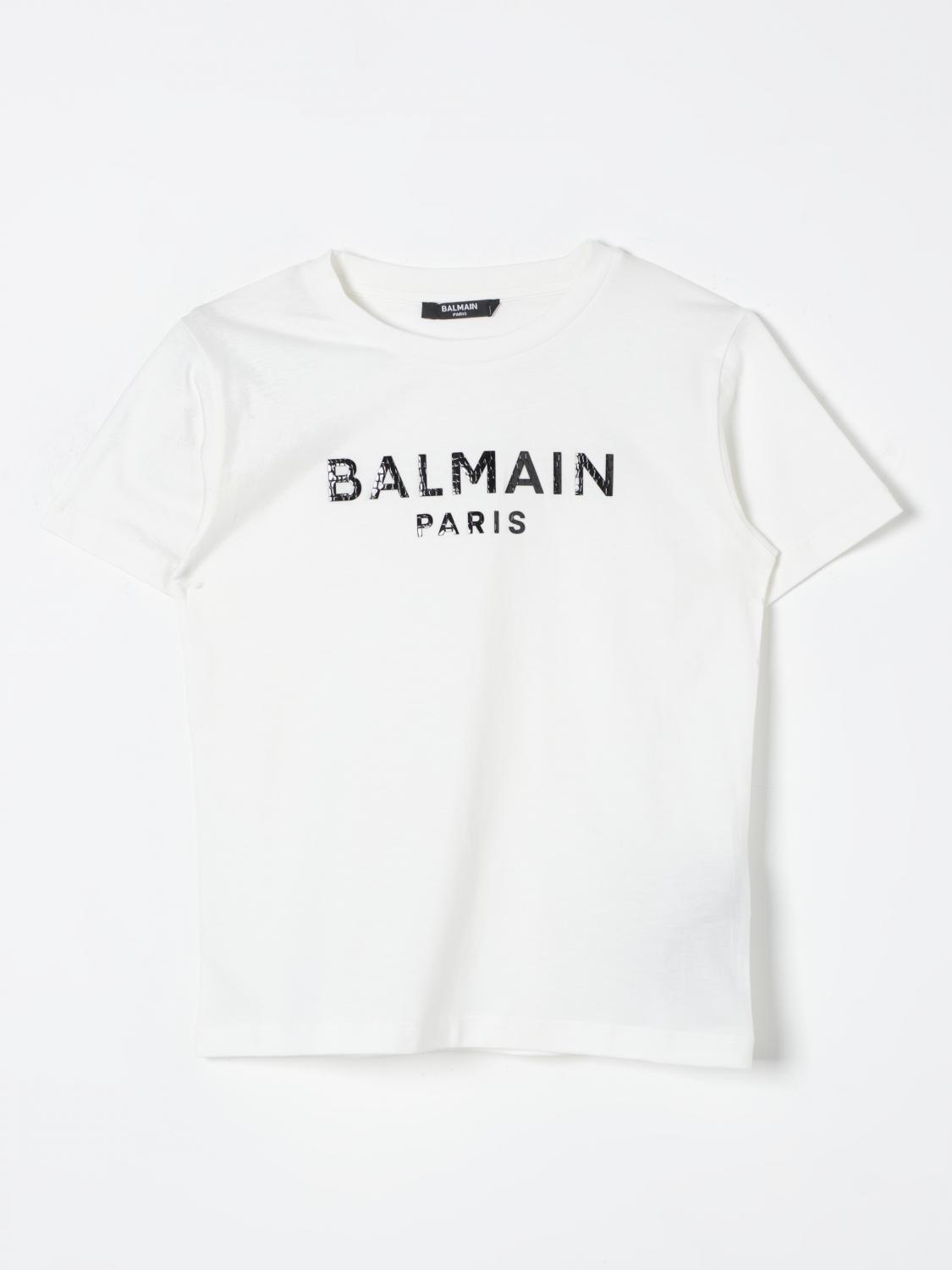 Balmain T-shirt Kids Color Ivory In Ivory
