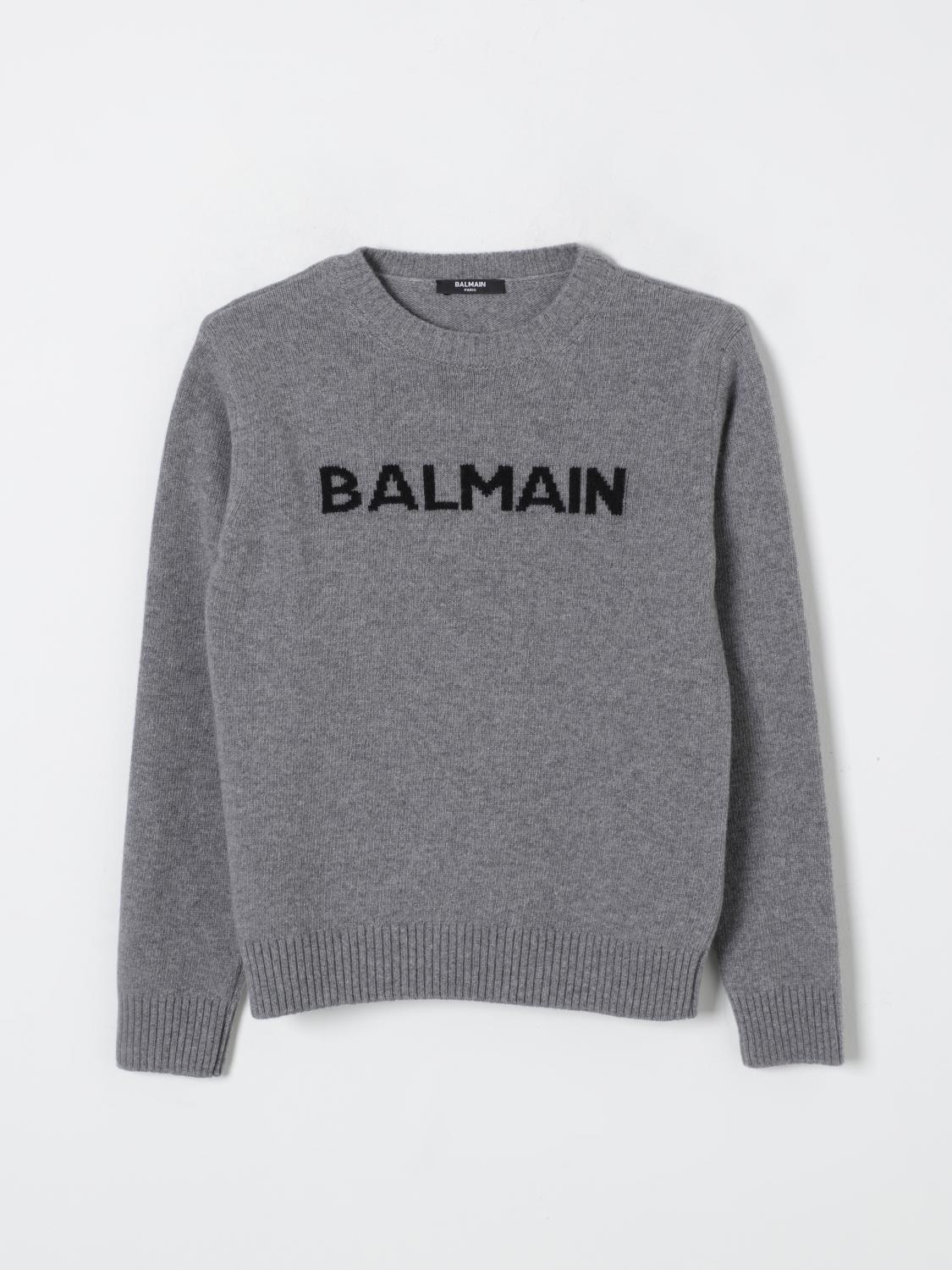 BALMAIN SWEATER BALMAIN KIDS COLOR GREY F80227020