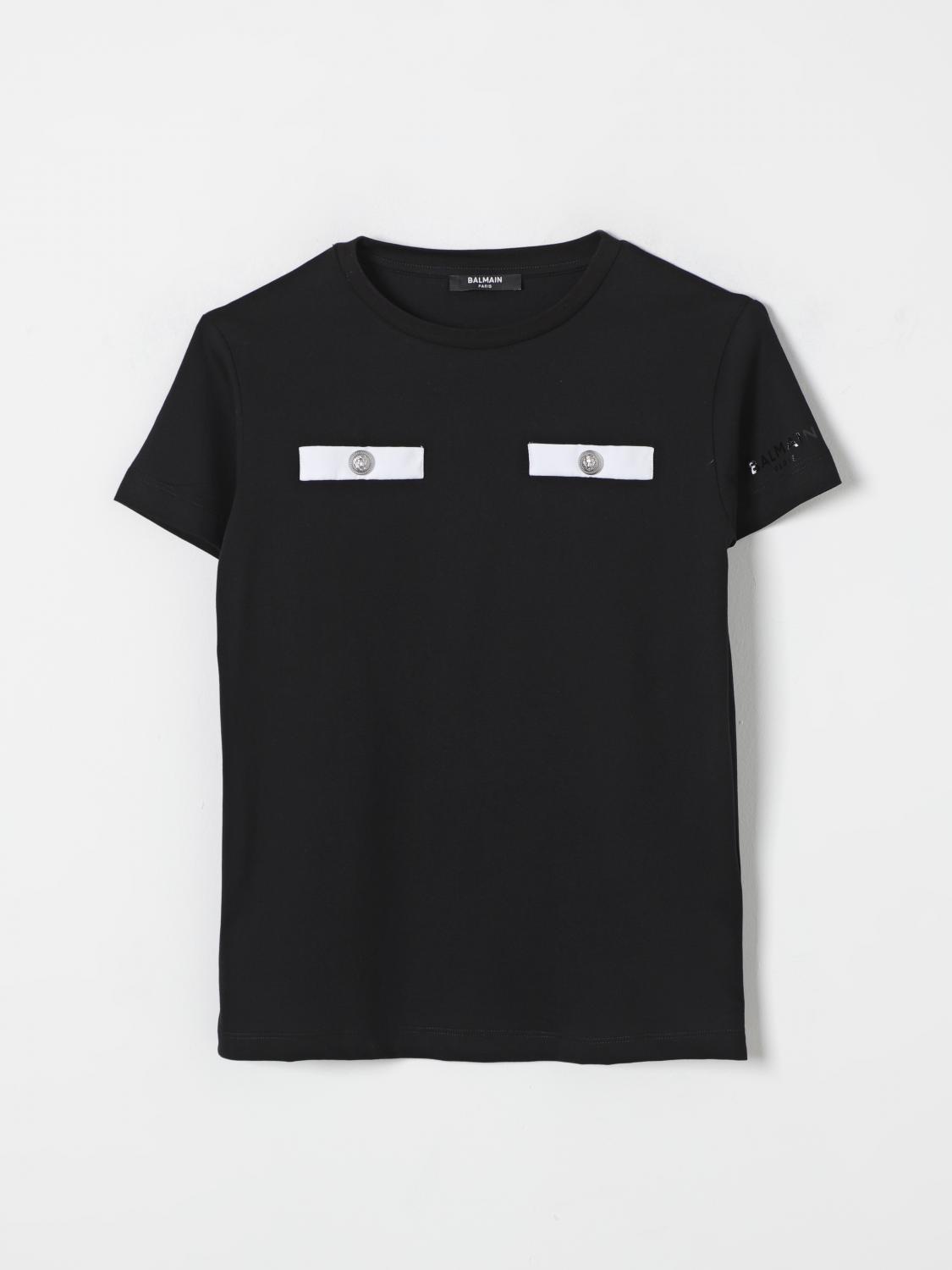 Balmain T-shirt  Kids Color Black In Black