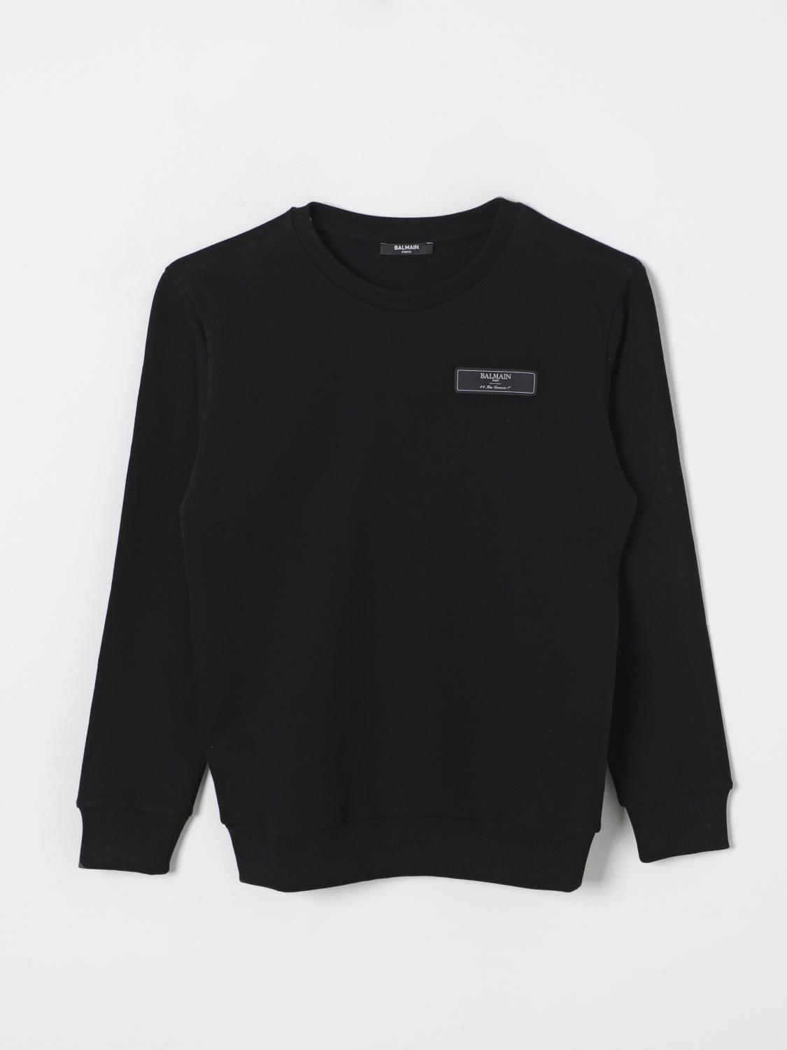 BALMAIN SWEATER BALMAIN KIDS COLOR BLACK F80238002