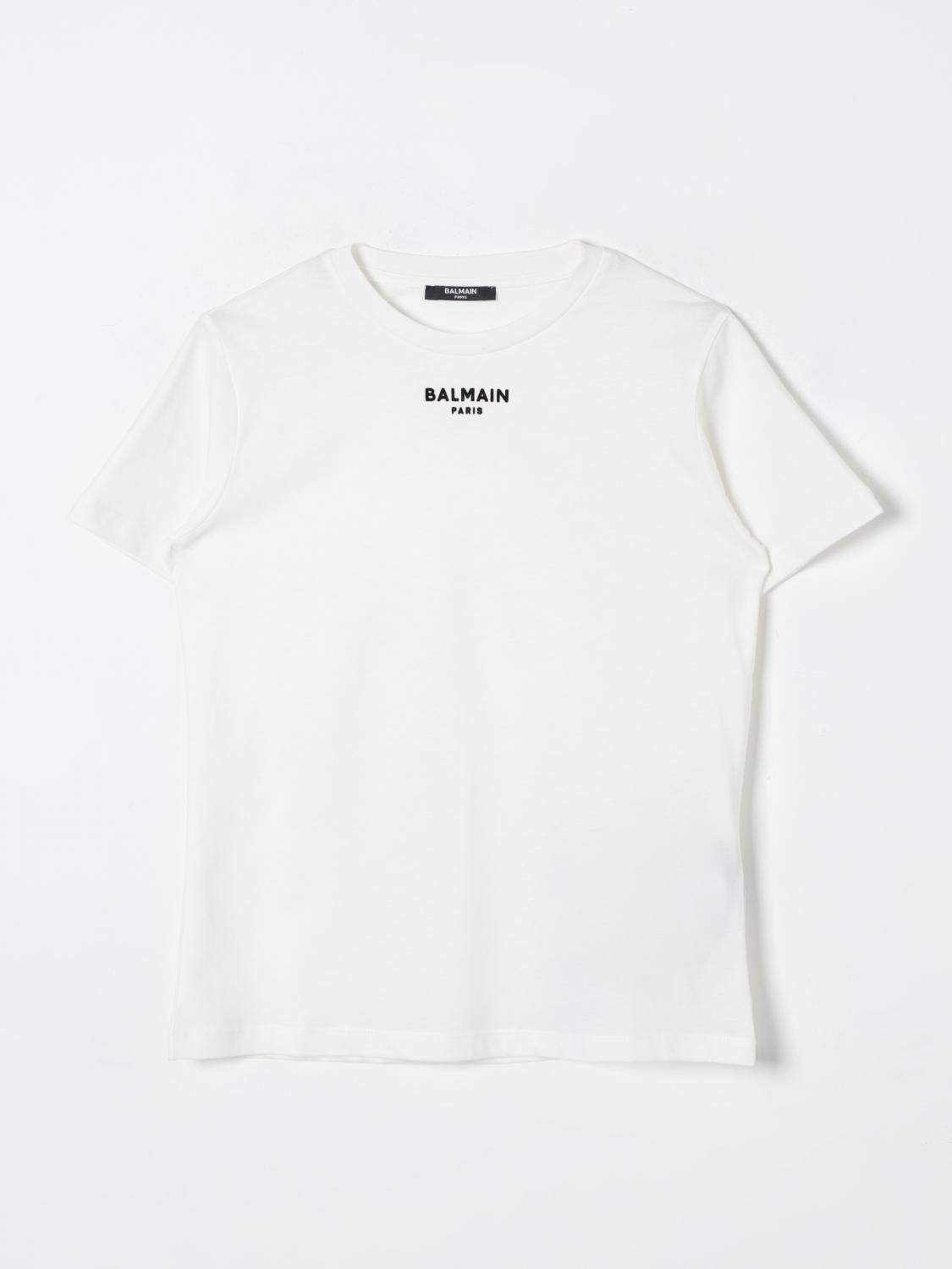 Balmain T-shirt Kids Color Ivory In Ivory