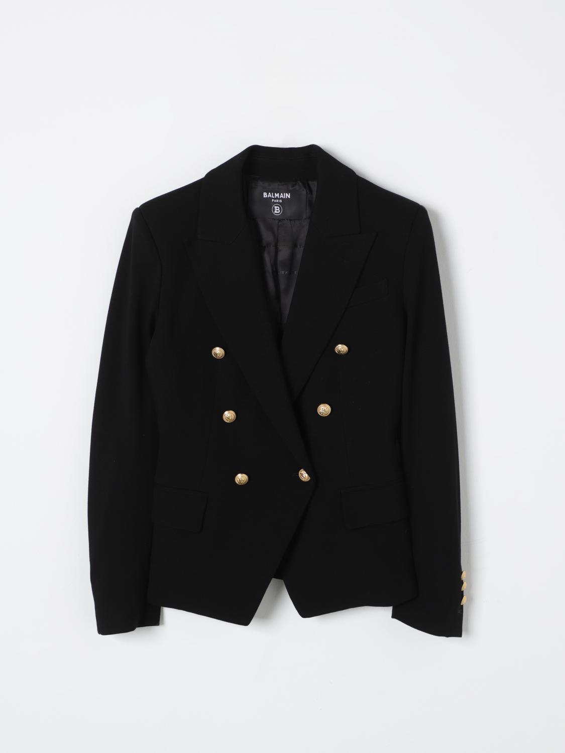 BALMAIN BLAZER BALMAIN KIDS COLOR BLACK F80248002