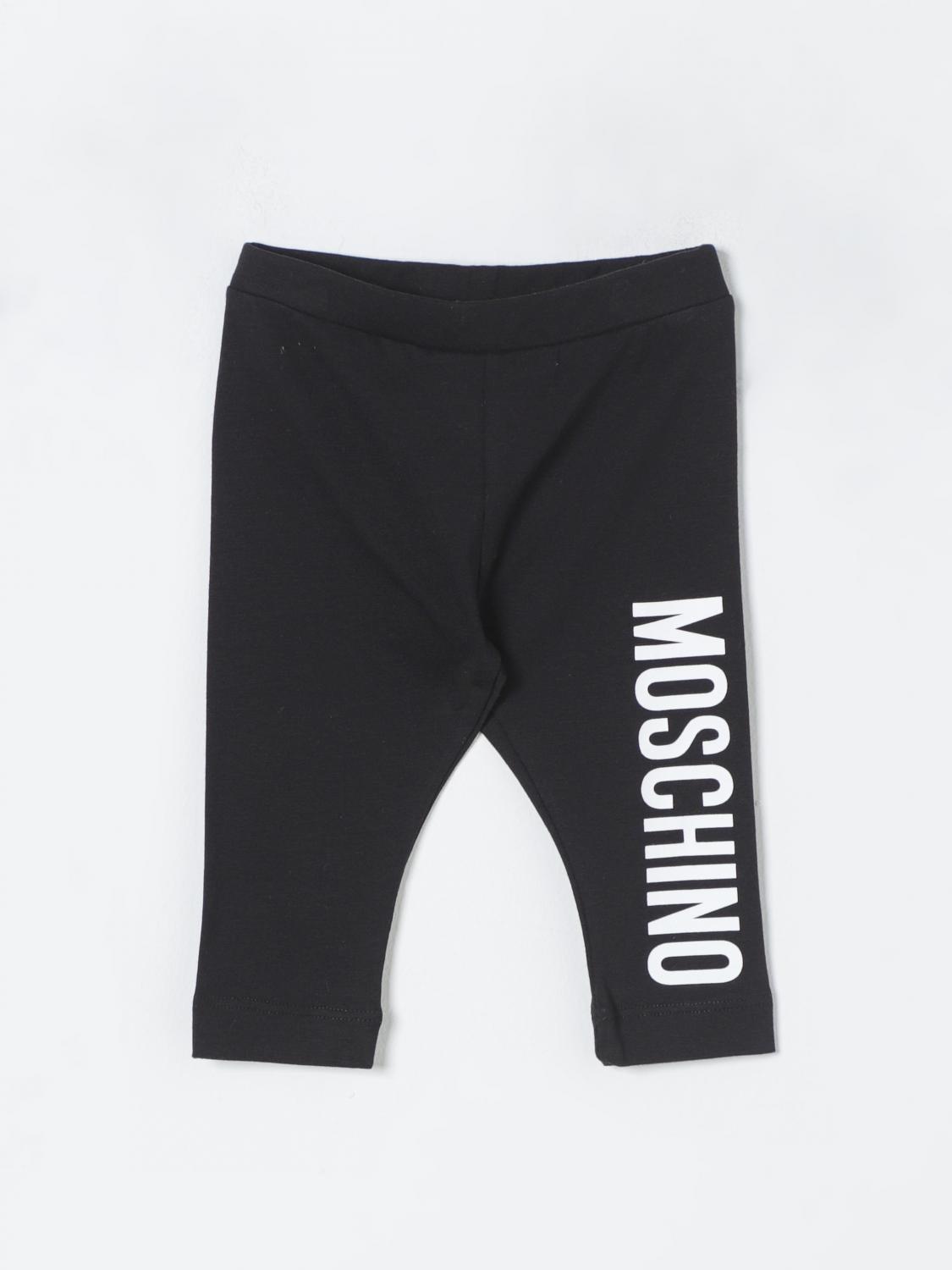 Shop Moschino Pants  Kids Color Black In Schwarz