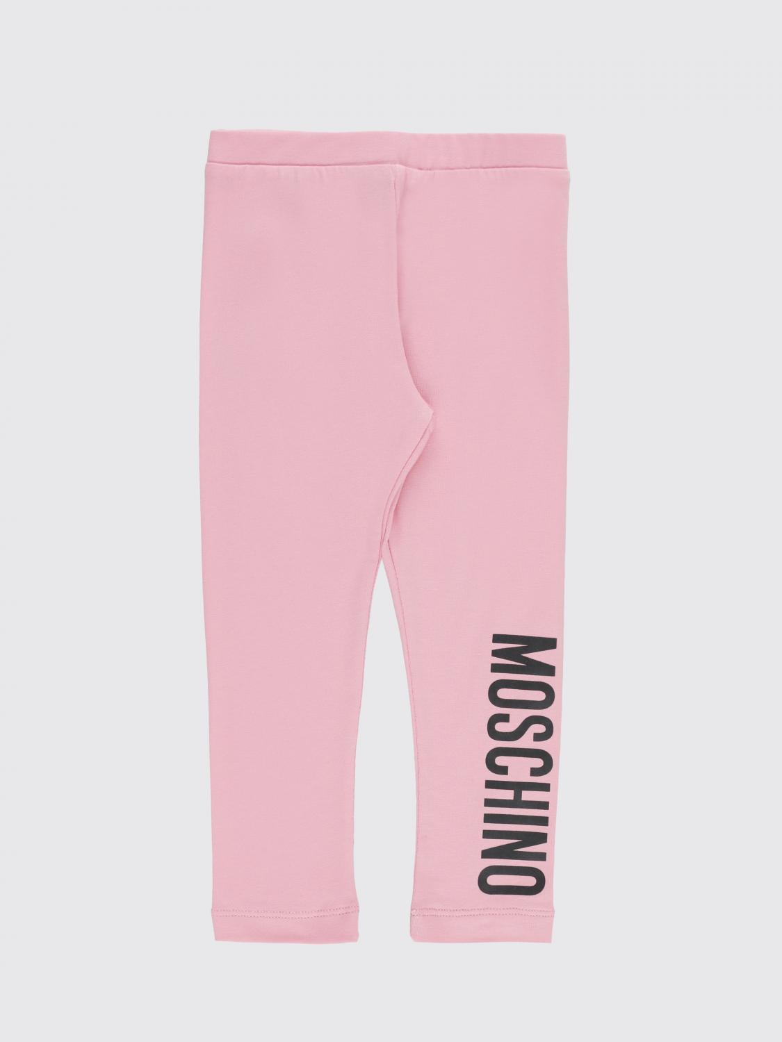 Shop Moschino Pants  Kids Color Pink