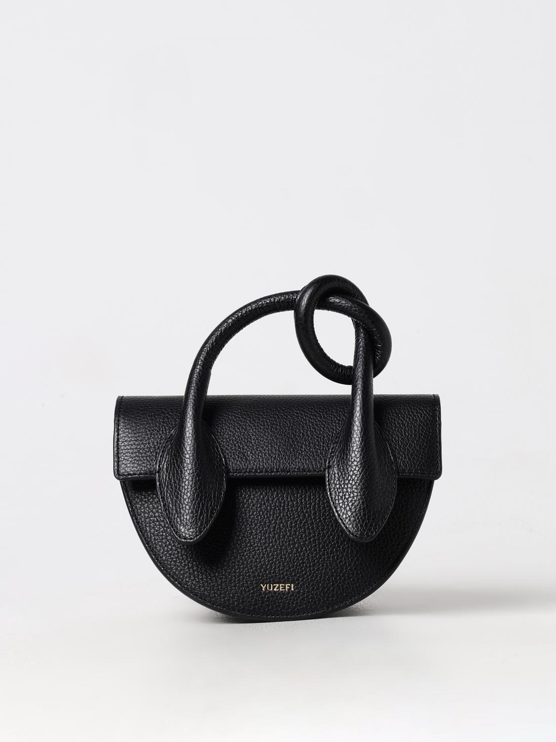 Shop Yuzefi Mini Bag  Woman Color Black In 黑色